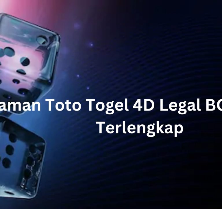 Laman Toto Togel 4D Legal BO Lottery Terlengkap